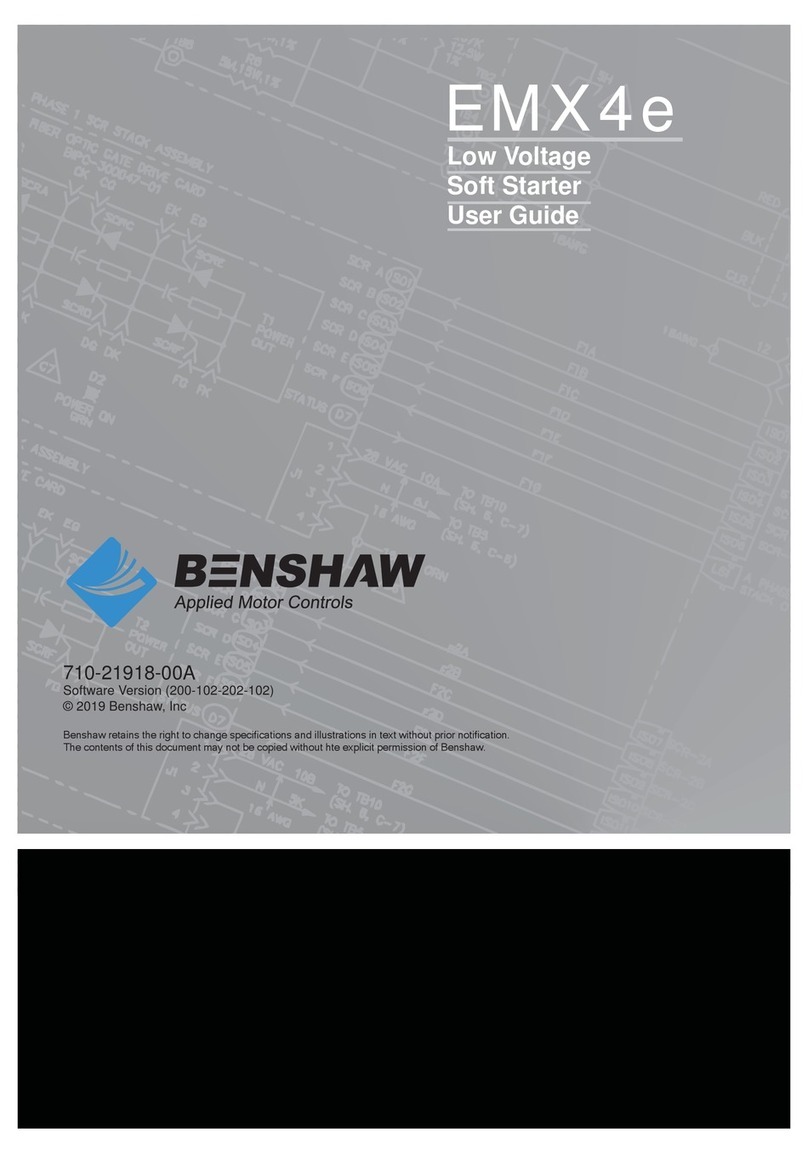 BENSHAW EMX4e-0024B user guide