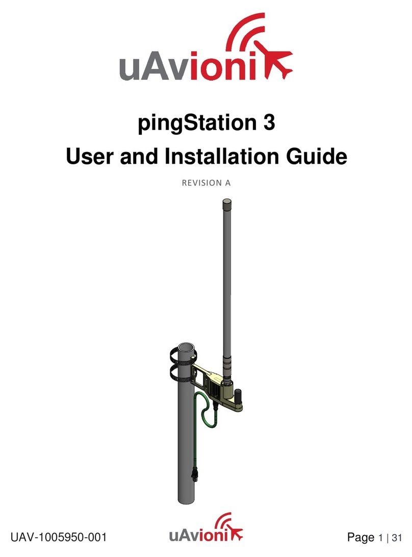 uAvionix pingStation3 User and installation guide uAvionix pingStation3 User and installation guide