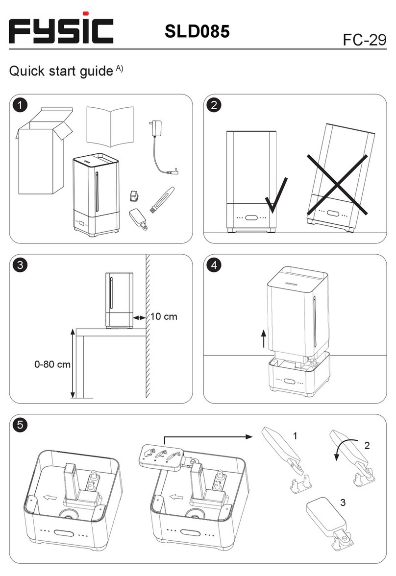 Fysic SLD085 quick start guide