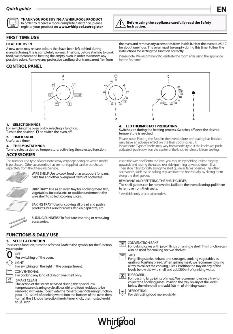 Whirlpool OMR35HR0X quick guide