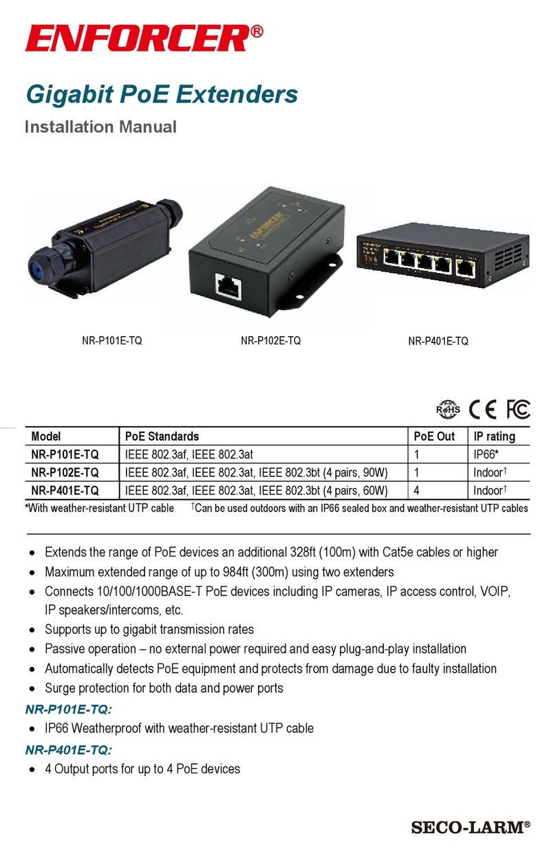 ENFORCER SECO-LARM NR-P102E-TQ User manual
