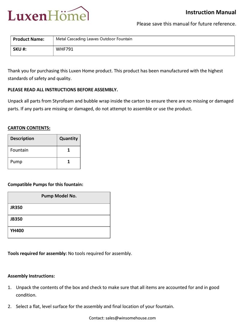 LuxenHome WHF791 User manual LuxenHome WHF791 User manual