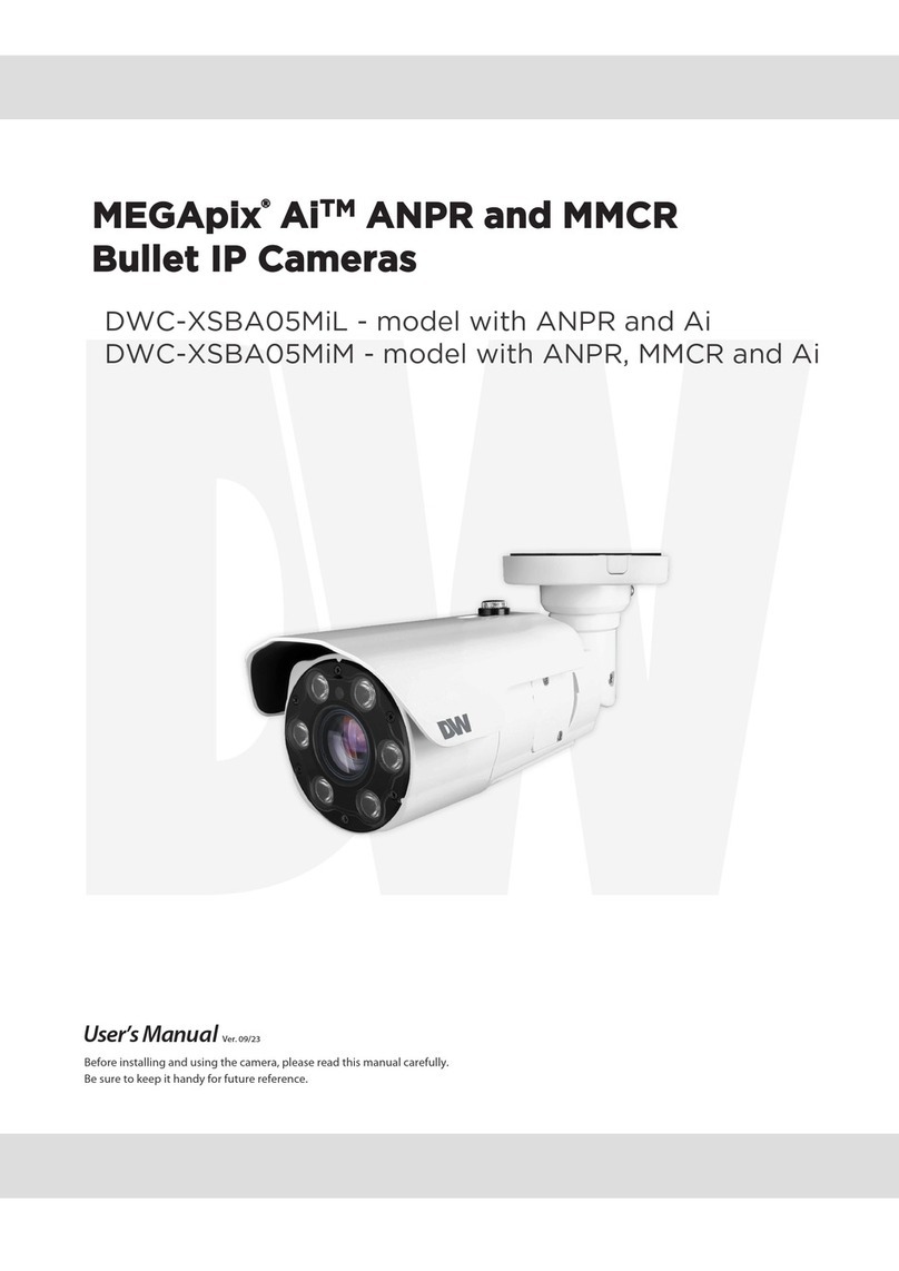 Digital Watchdog MEGApix Ai ANPR User manual Digital Watchdog MEGApix Ai ANPR User manual