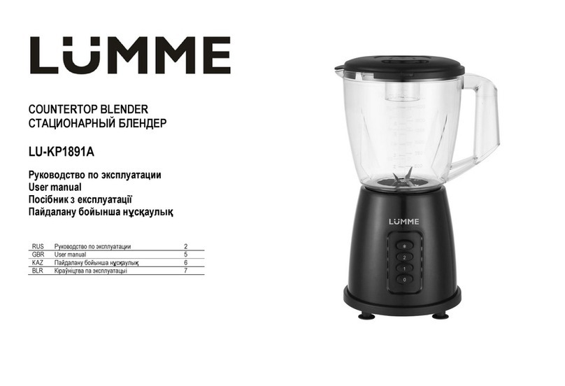 Lumme LU-KP1891A User manual