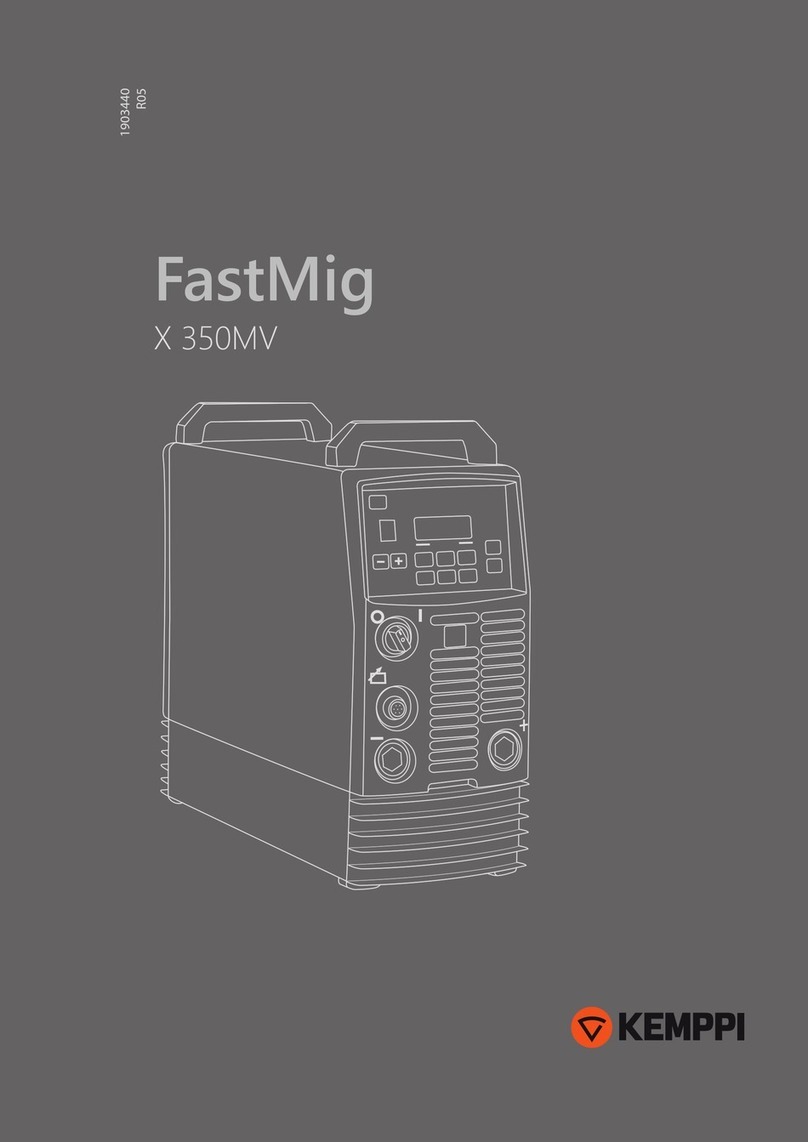 Kemppi FastMig X 350MV manual