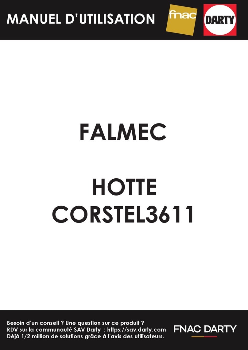 FALMEC CORSTEL3611 Instruction booklet