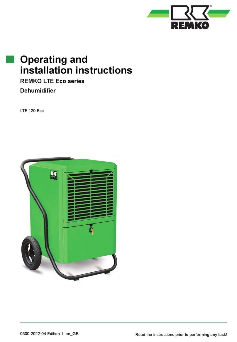 REMKO LTE Eco Series Operating and installation instructions
