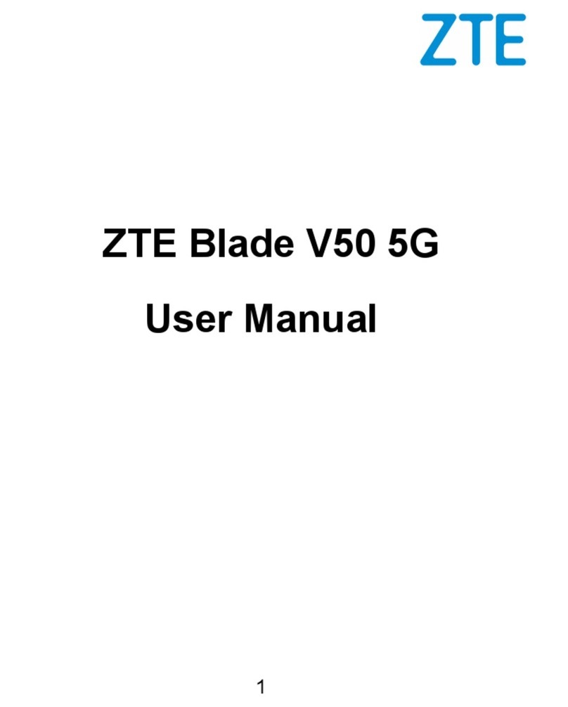 Zte Blade V50 5G User manual