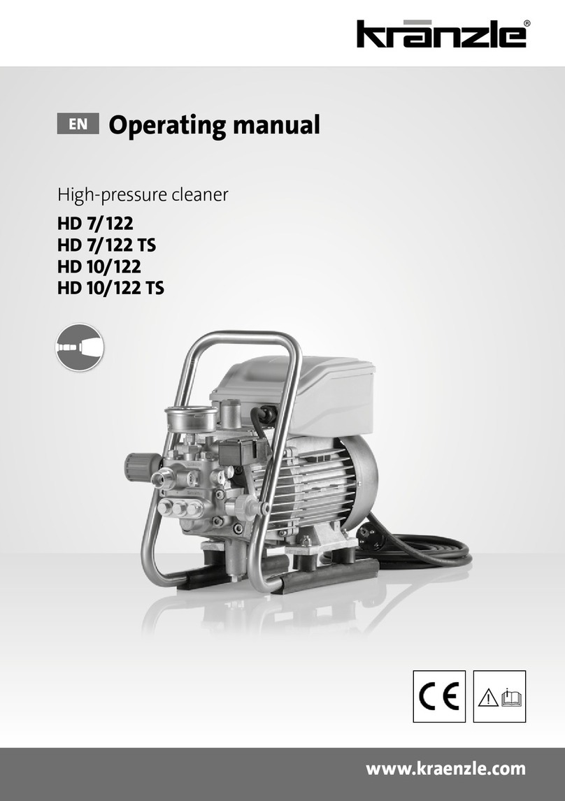 Kränzle HD 7/122 operating manual