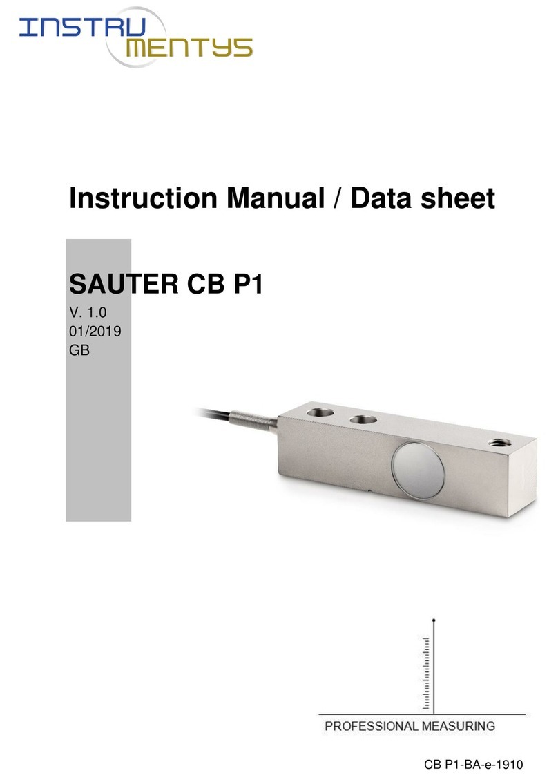 sauter CB P1 instruction manual
