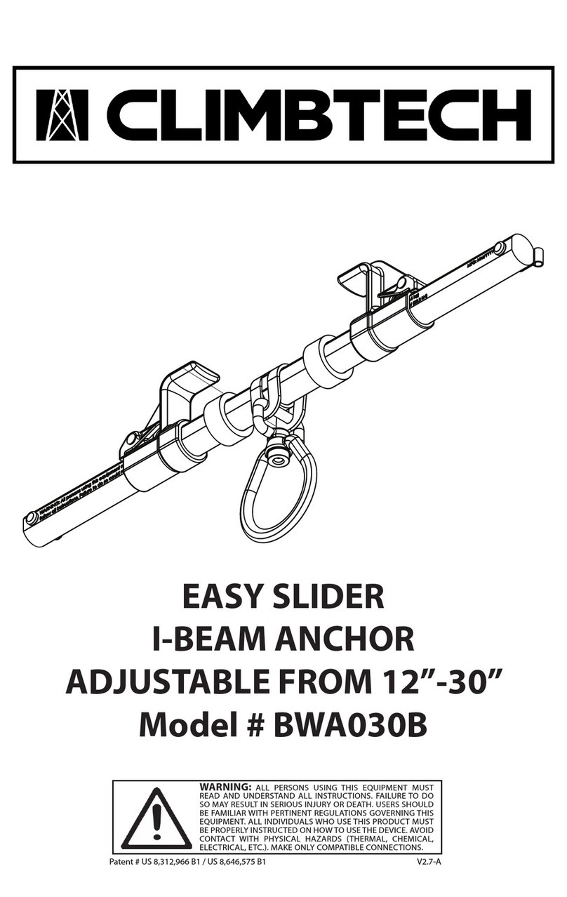 ClimbTech BWA030B instruction manual