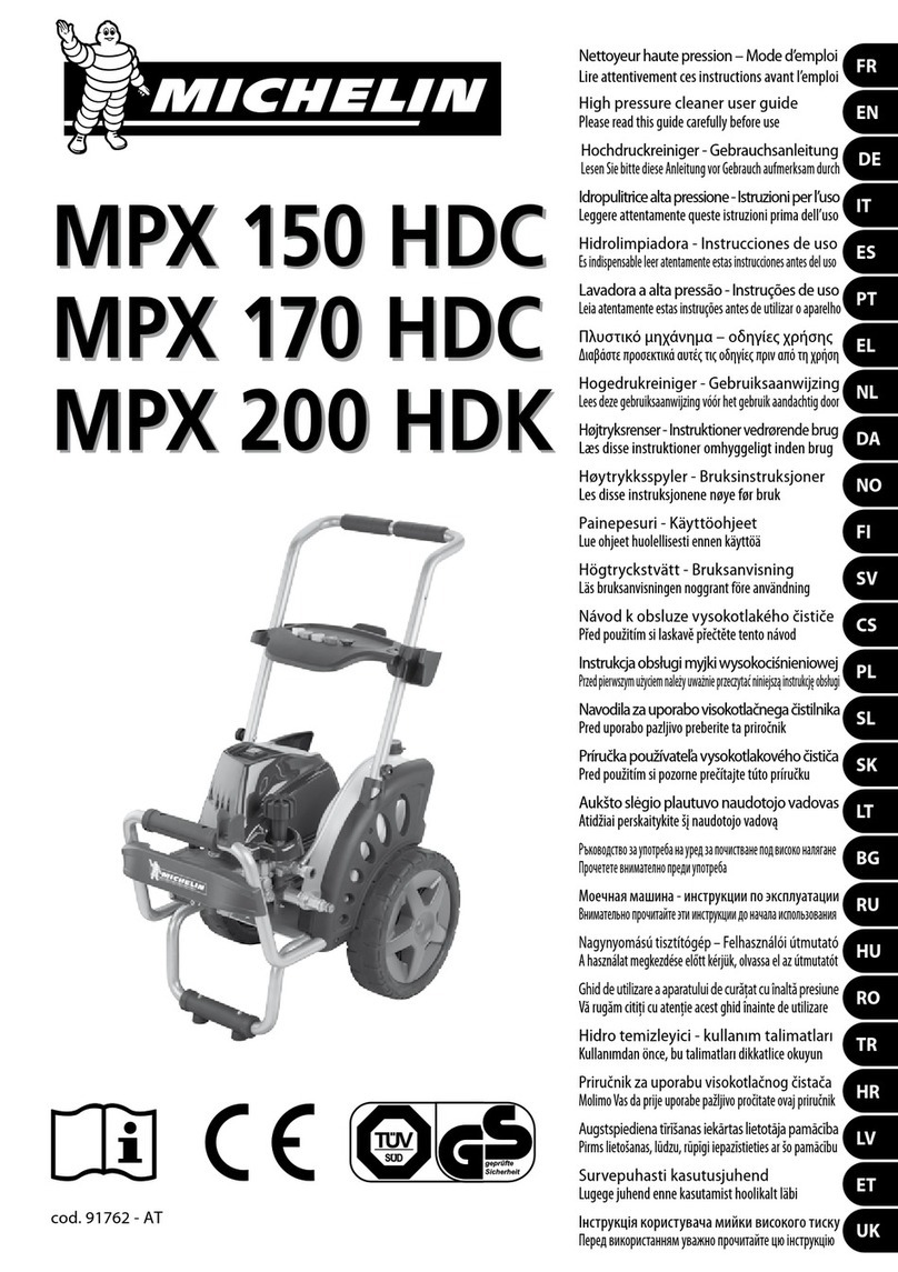 Michelin MPX 150 HDC User manual