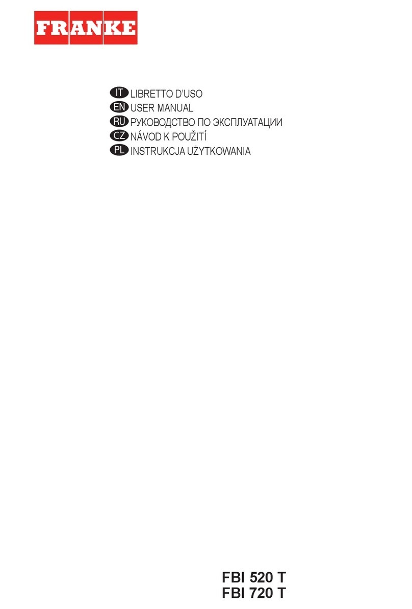 Franke FBI 520 T user manual