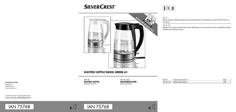 Silvercrest SWKG 3000B A1 User manual