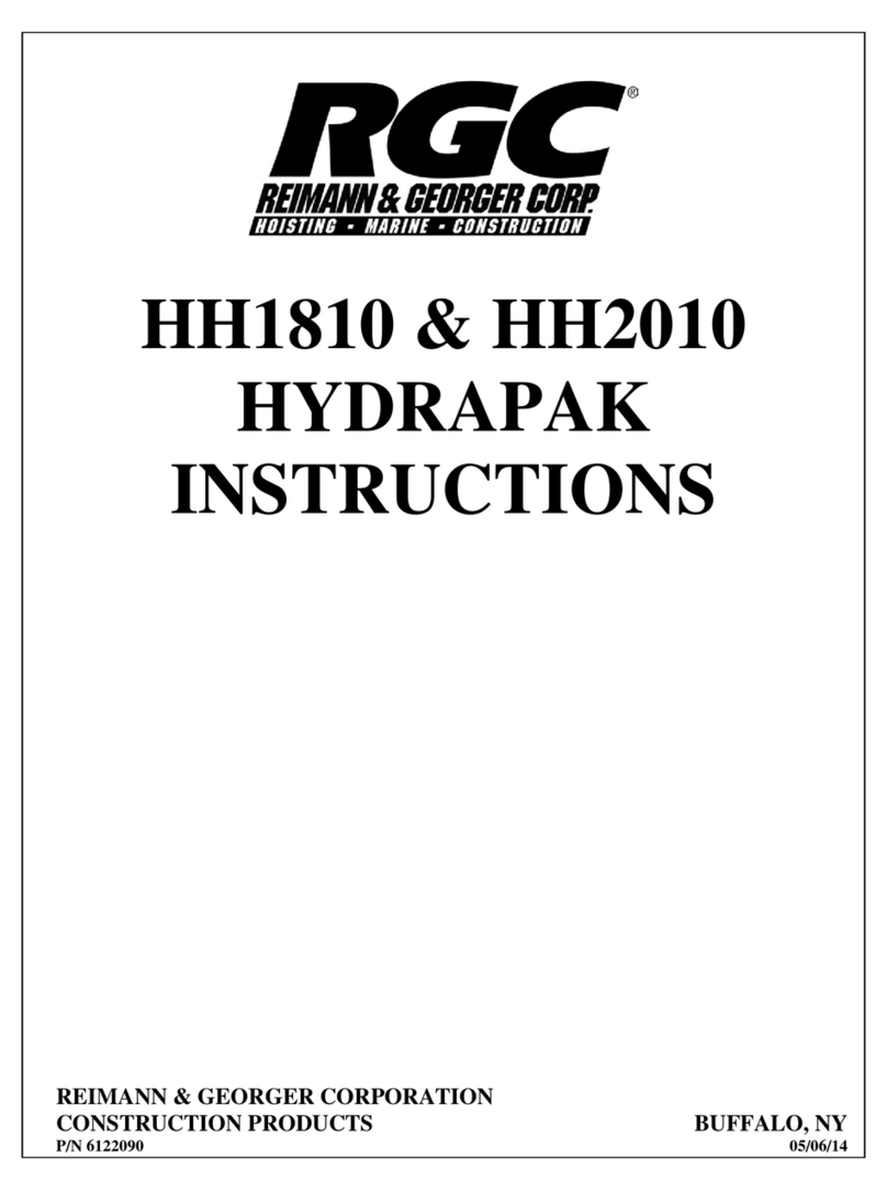 RGC HYDRAPAK HH1810 instructions