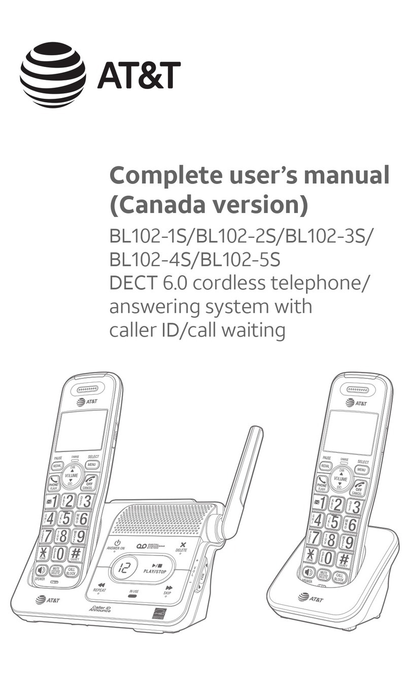 AT&T BL102-4S User manual