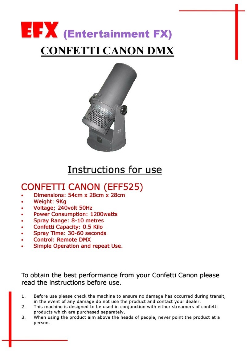 EFX EFF525 User manual