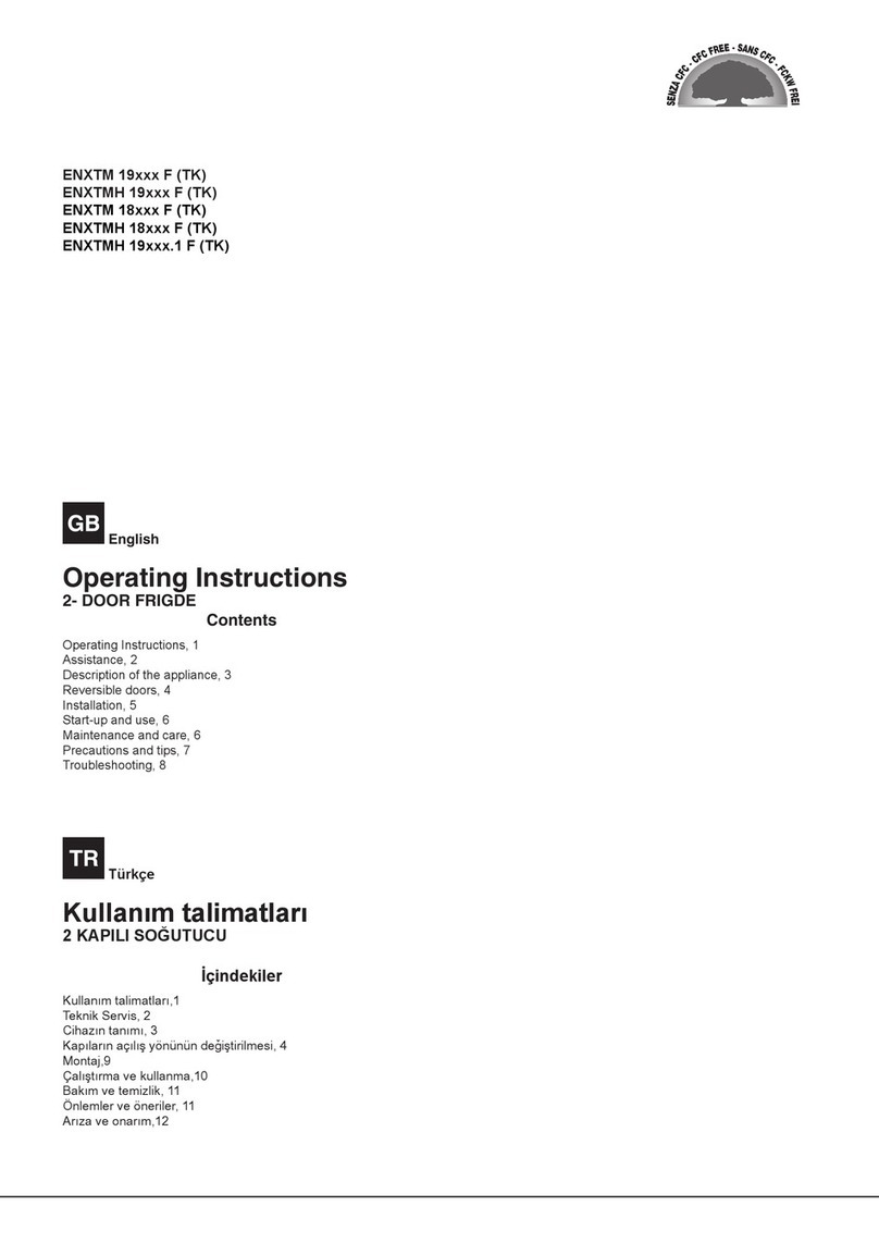 Hotpoint Ariston ENXTM 19 F Series User manual