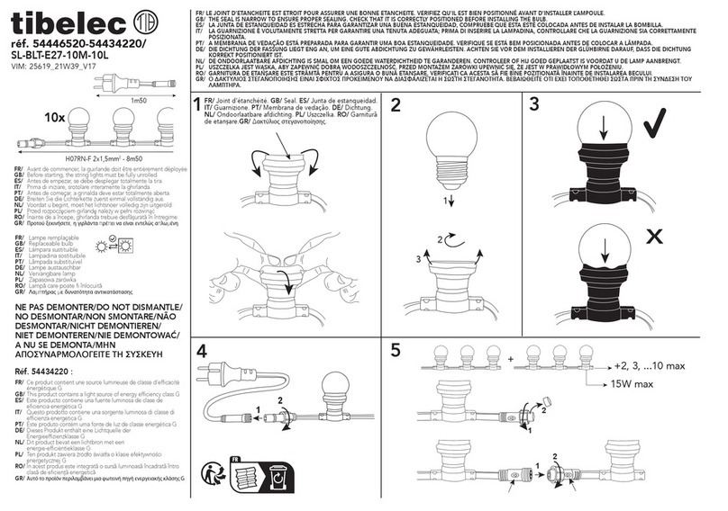 tibelec SL-BLT-E27-10M-10L User manual tibelec SL-BLT-E27-10M-10L User manual