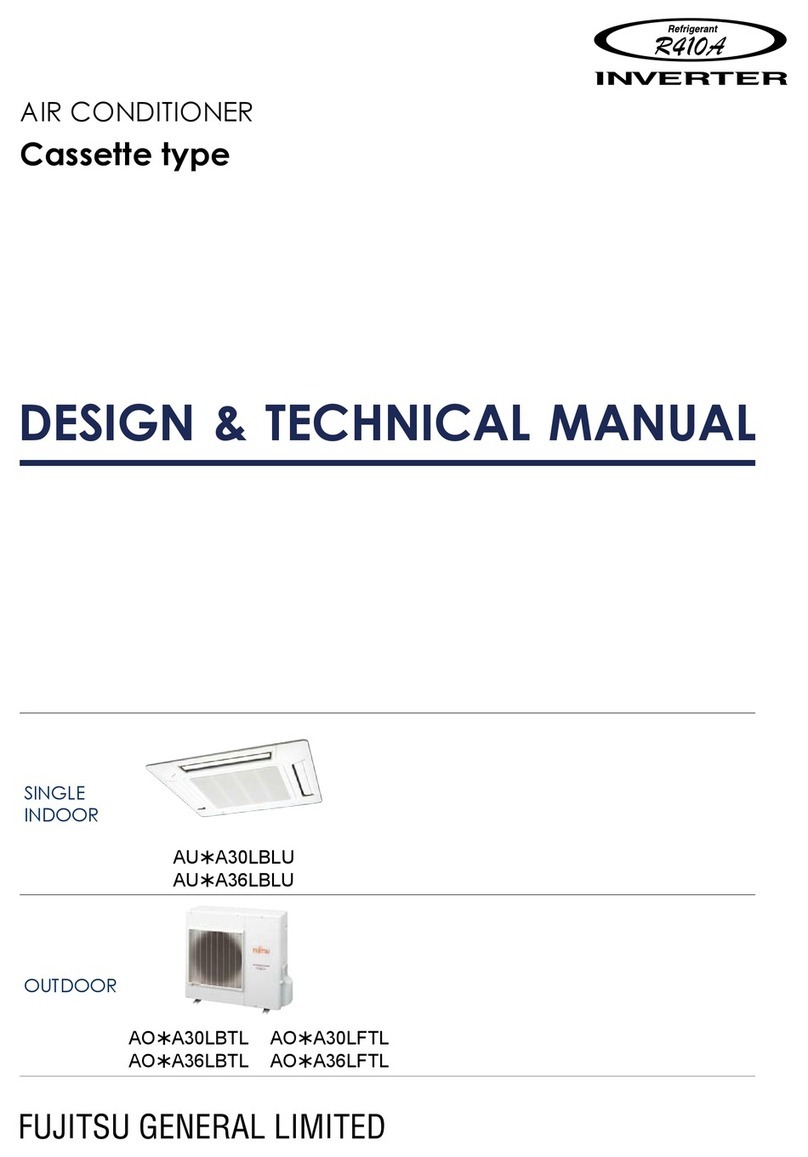 Fujitsu AU A30LBLU Series Service manual