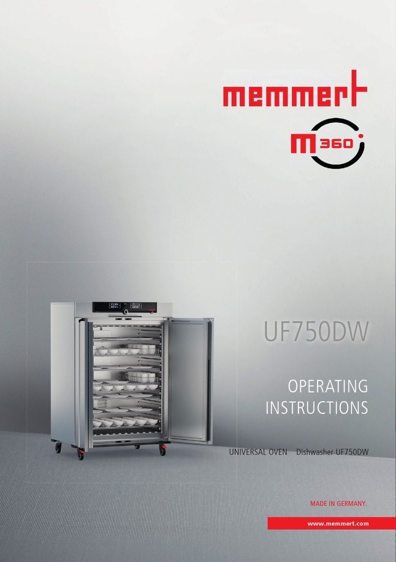 Memmert UF750DW operating instructions