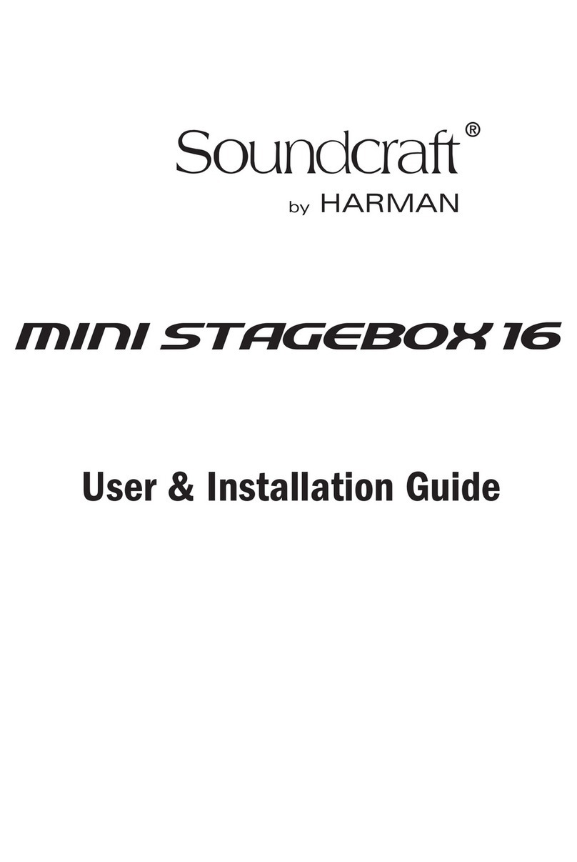 Harman SoundCraft MINI STAGEBOX 16 Troubleshooting guide