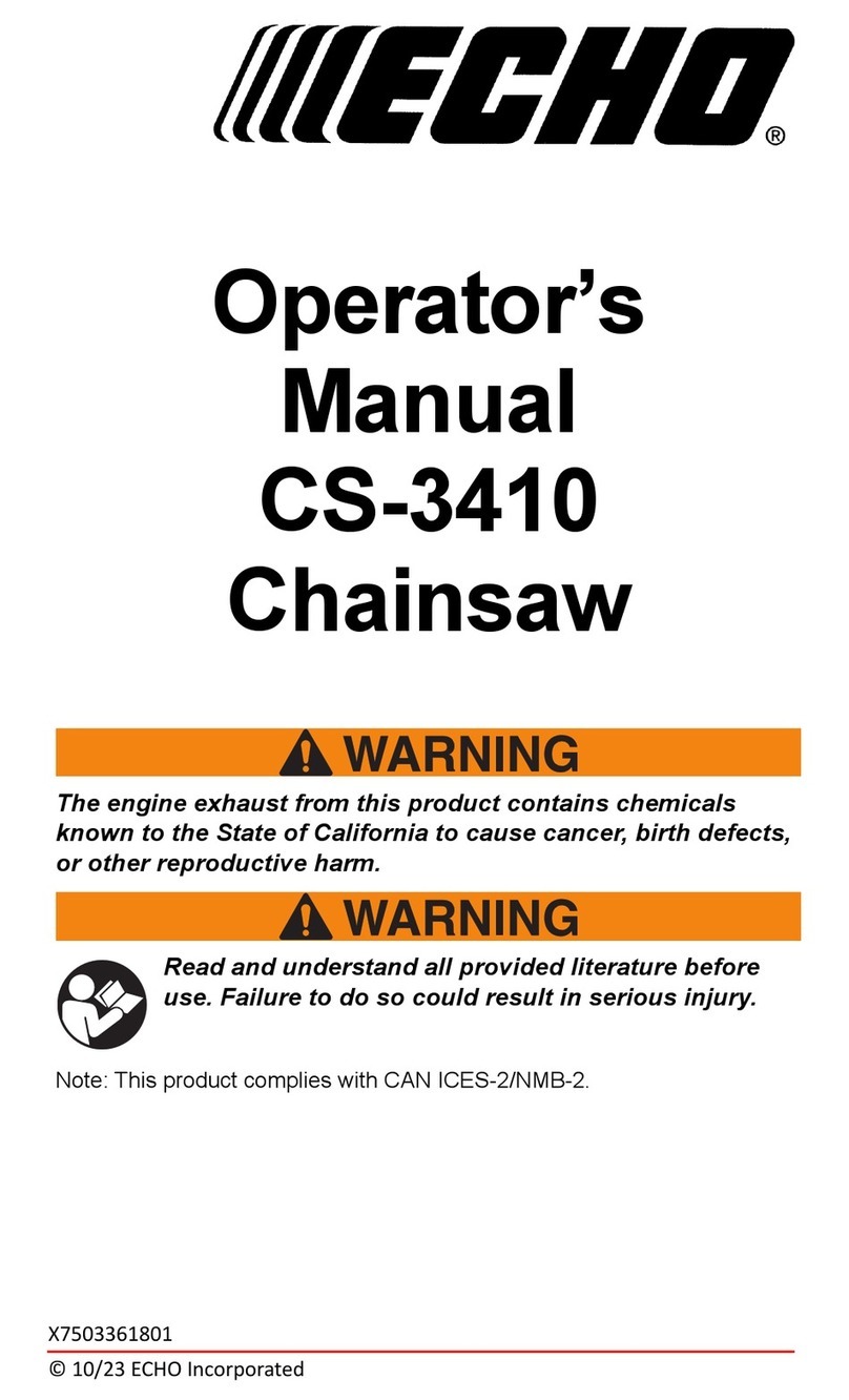 Echo CS-3410 User manual