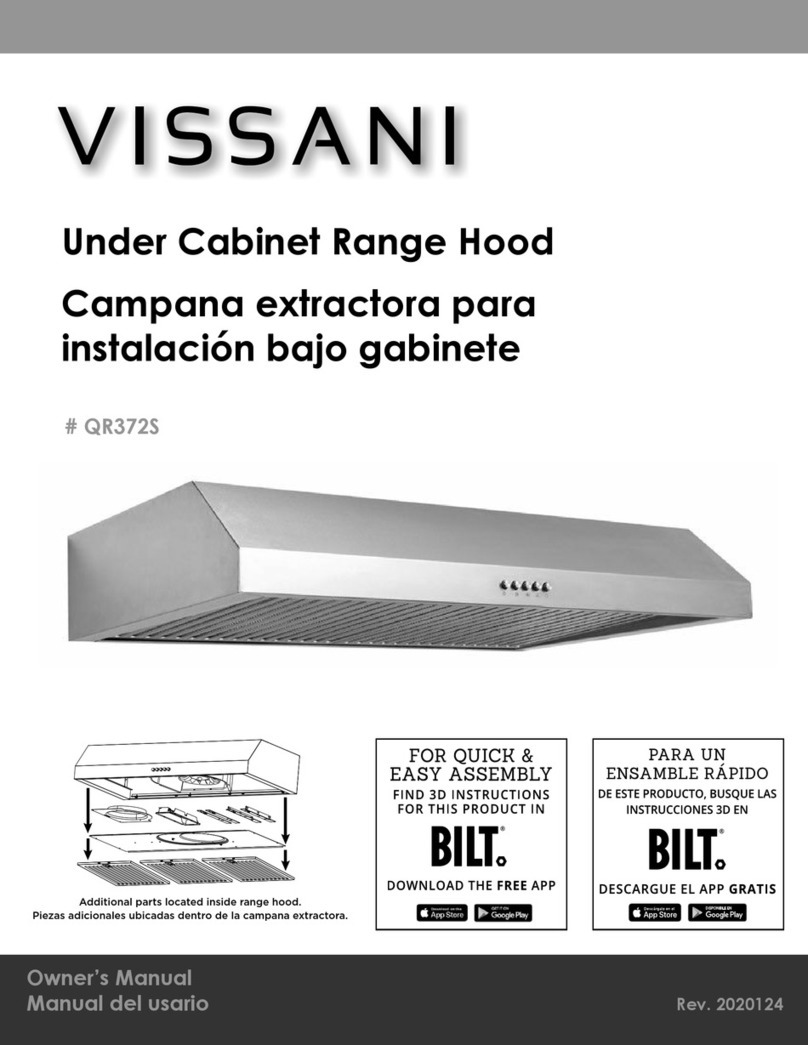 Vissani QR372S owner's manual