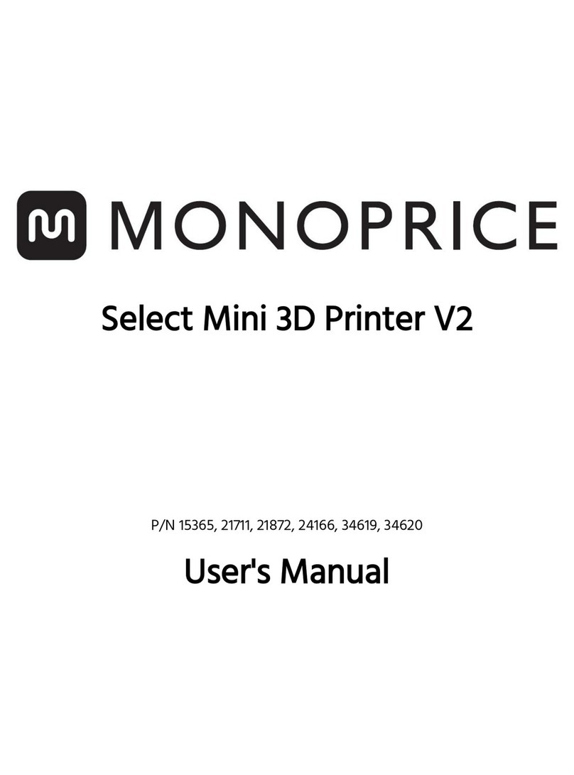 Monoprice Select Mini 3D Printer V2 User manual