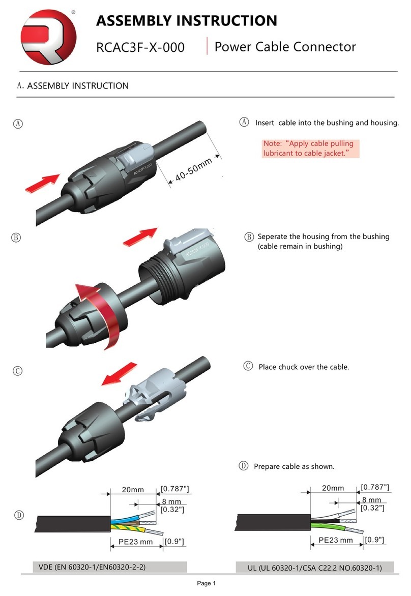 Rean RCAC3F-X-000 User manual
