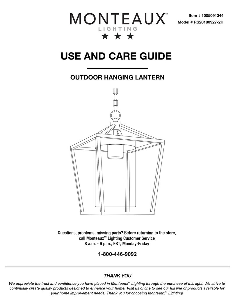 MONTEAUX RS20180927-2H Use and care guide MONTEAUX RS20180927-2H Use and care guide
