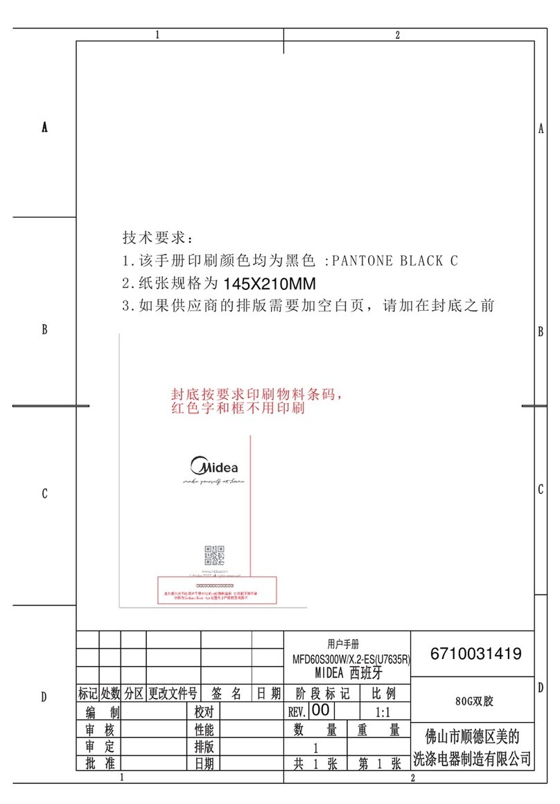 Midea MFD60S300W.2-ES User manual