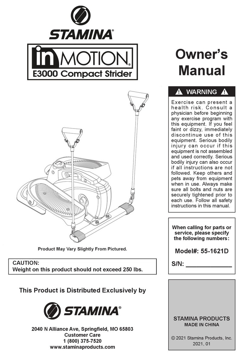 Stamina 55-1621D owner's manual