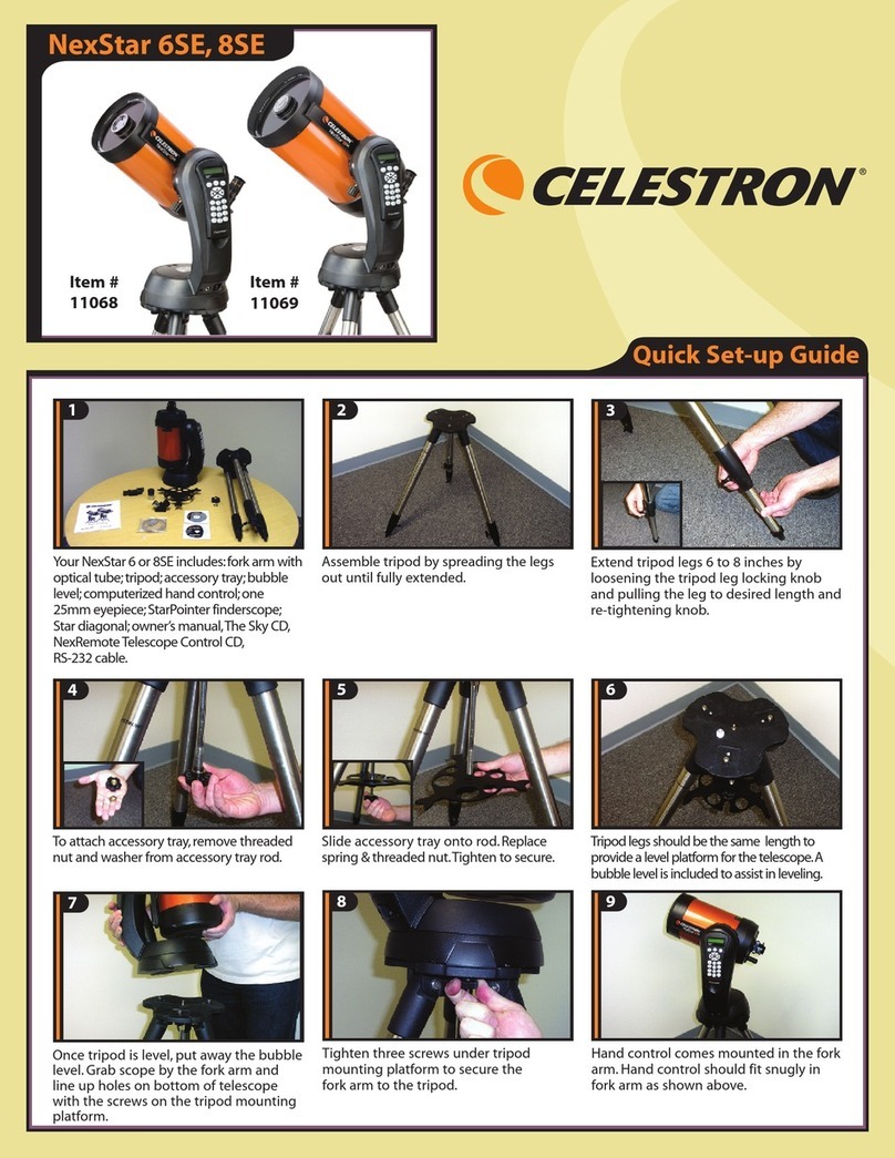 Celestron LABS NexStar 6SE Quick setup guide Celestron LABS NexStar 6SE Quick setup guide