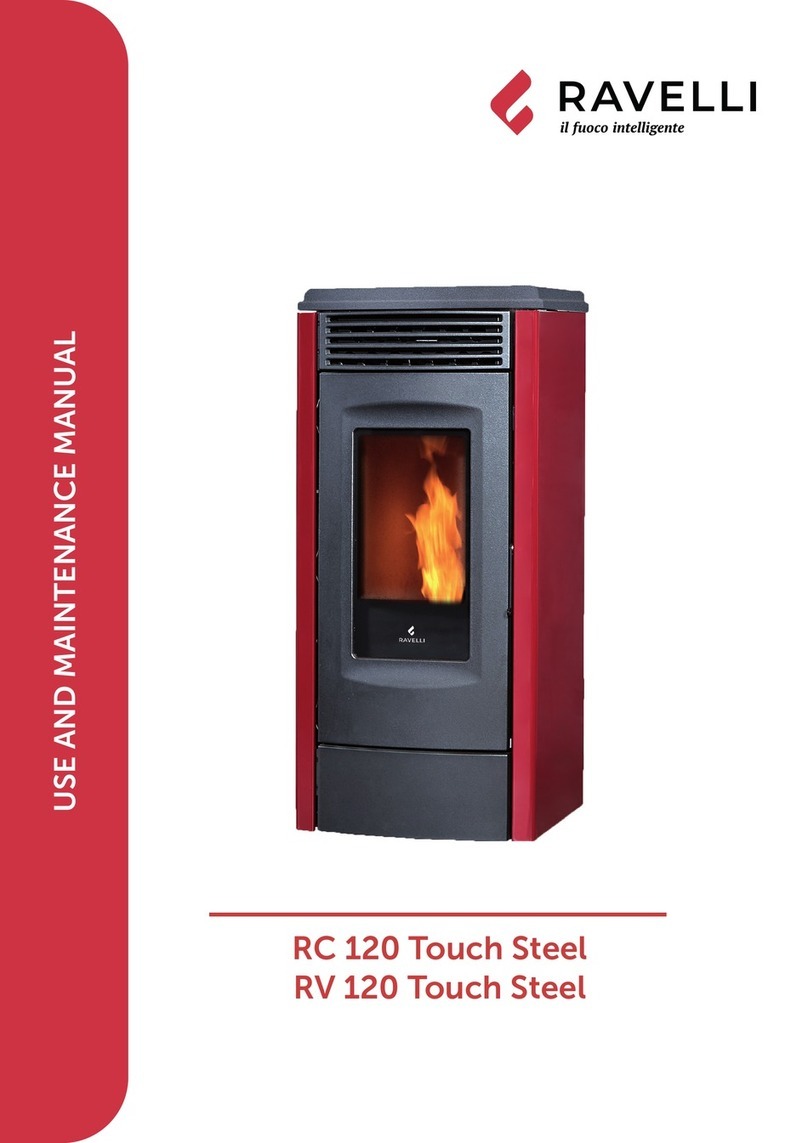 Ravelli RC 120 Touch Steel Use and maintenance manual