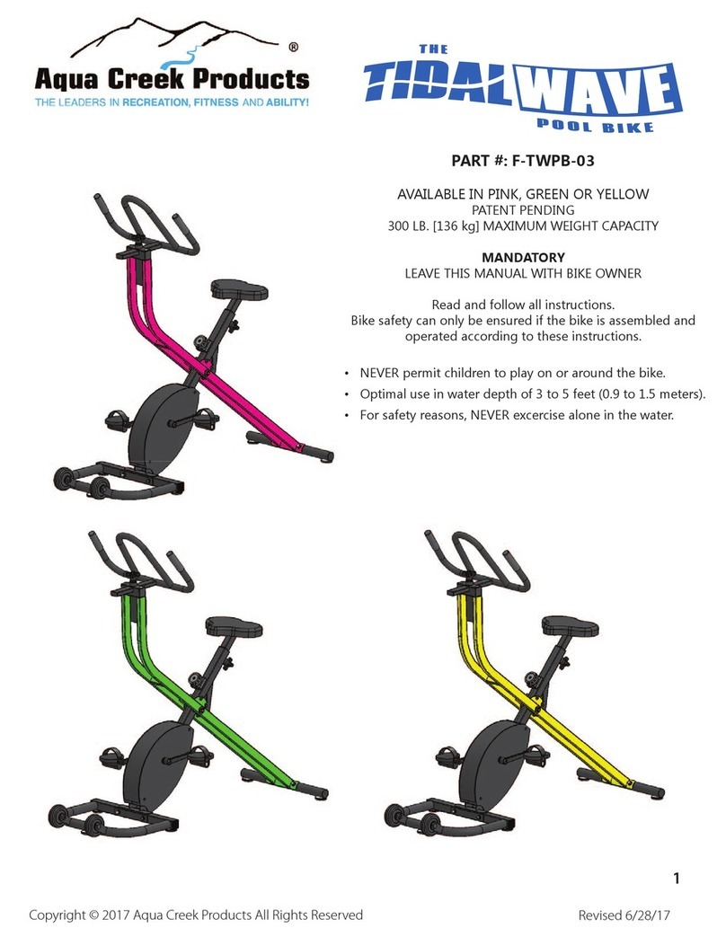 Aqua Creek Products Tidalwave F-TWPB-03 User manual