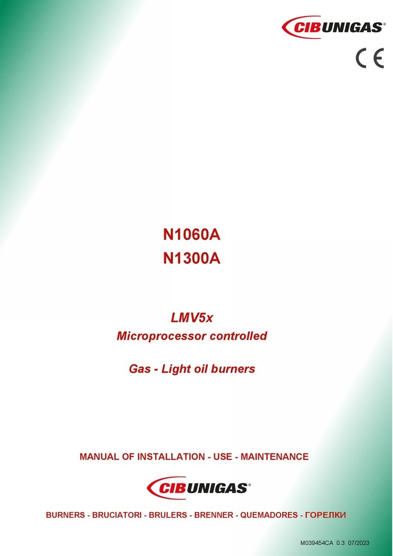 CIB UNIGAS N1300A Operating manual