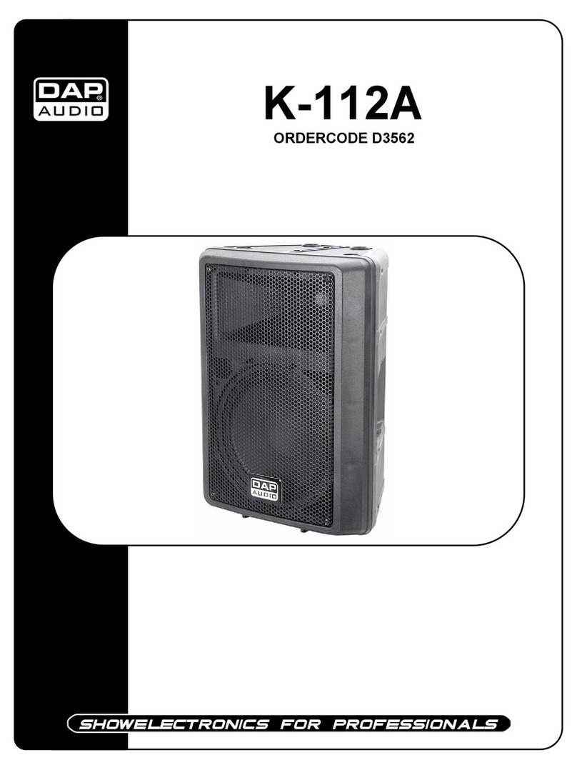 DAPAudio K-112A User manual