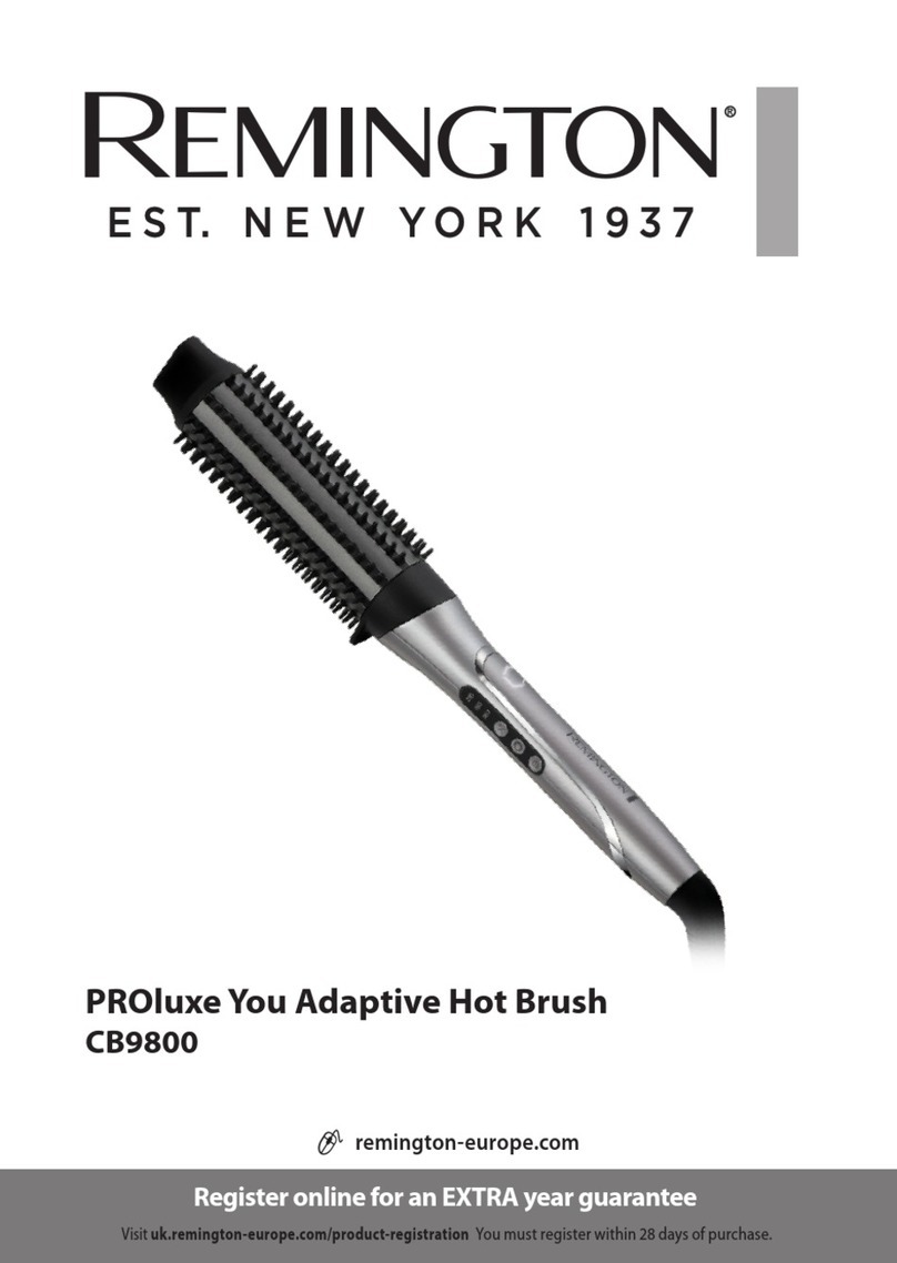 Remington PROluxe You Adaptive Hot Brush manual