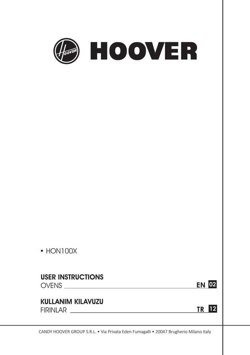 Hoover HON100X User manual Hoover HON100X User manual