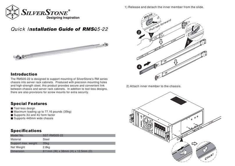 SilverStone RMS05-22 Quick installation guide