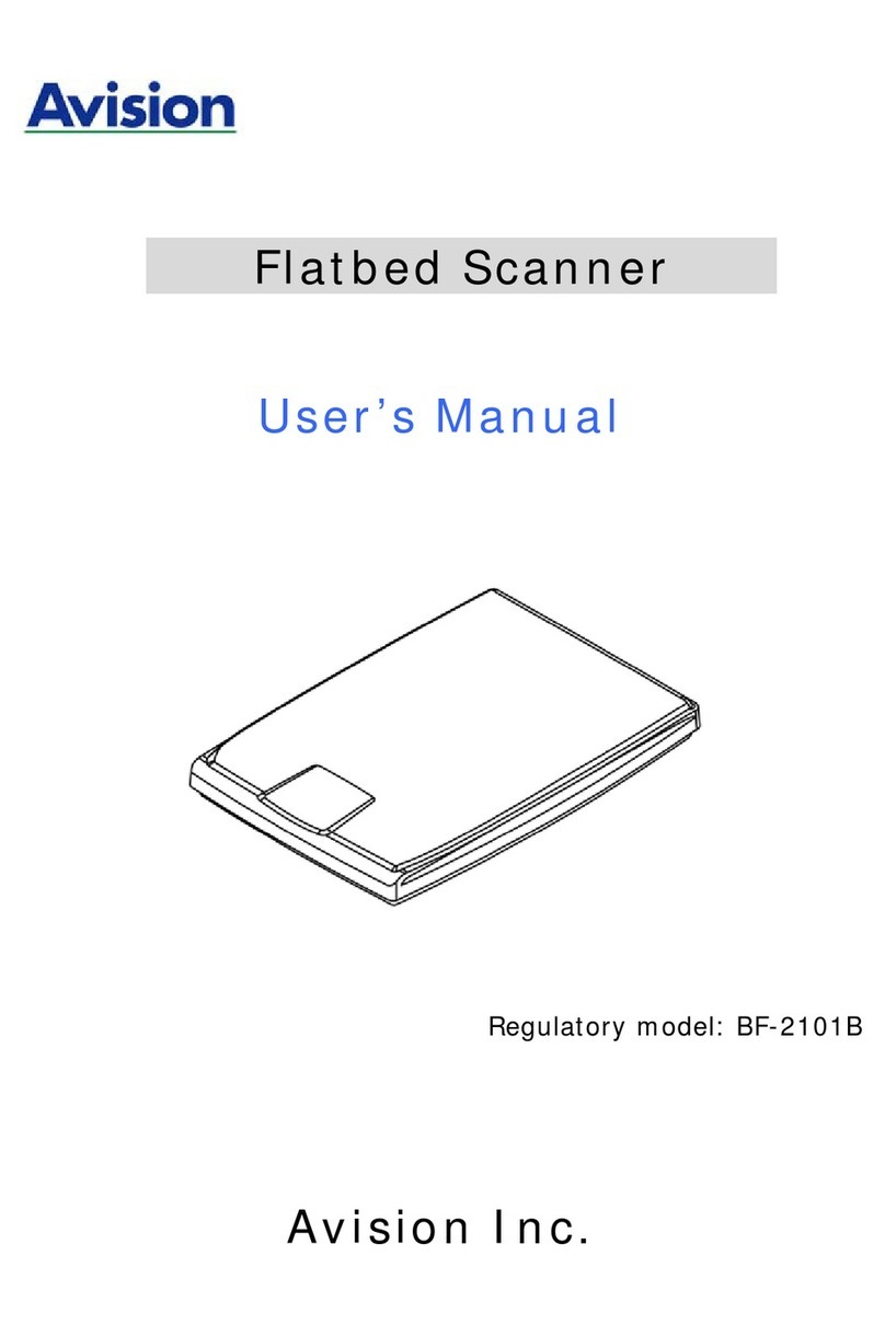Avision BF-2101B user manual