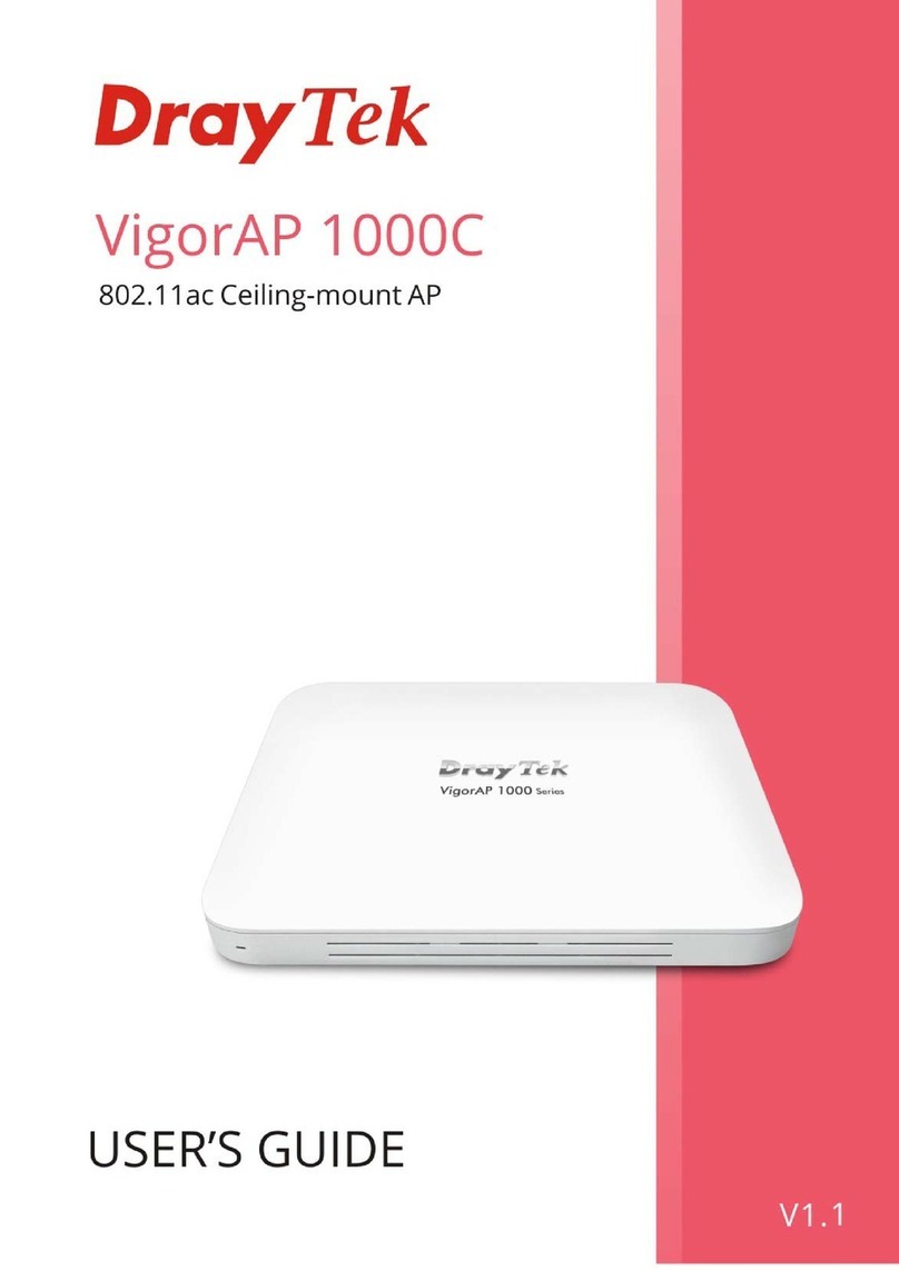 Draytek VigorAP 1000C User manual