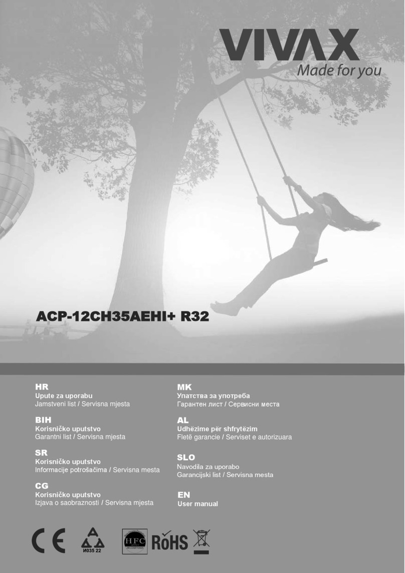 Vivax ACP-12CH35AEHI+ R32 User manual