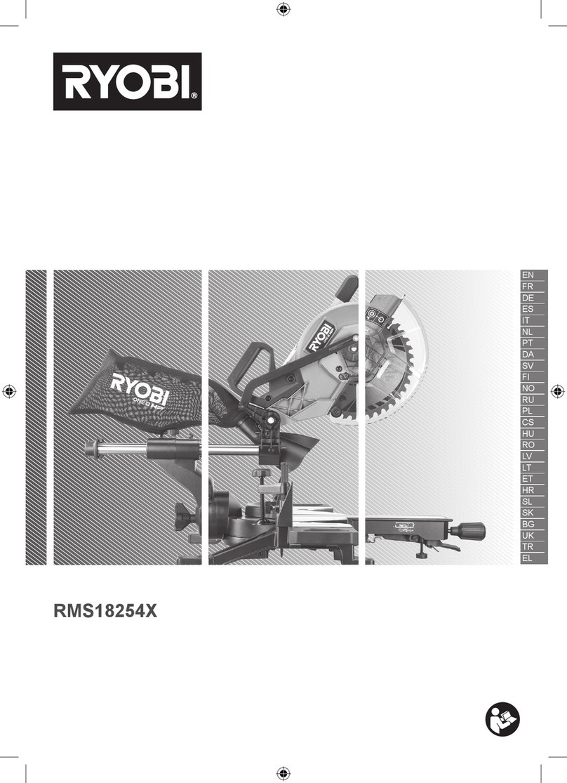 Ryobi RMS18254X manual