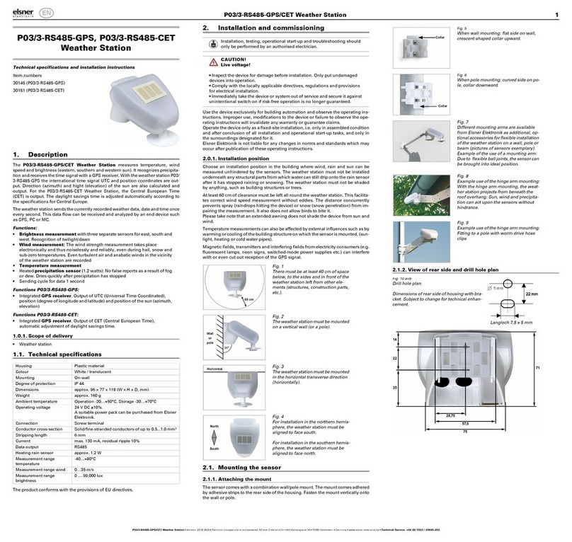 elsner elektronik P03/3-RS485-CET User manual