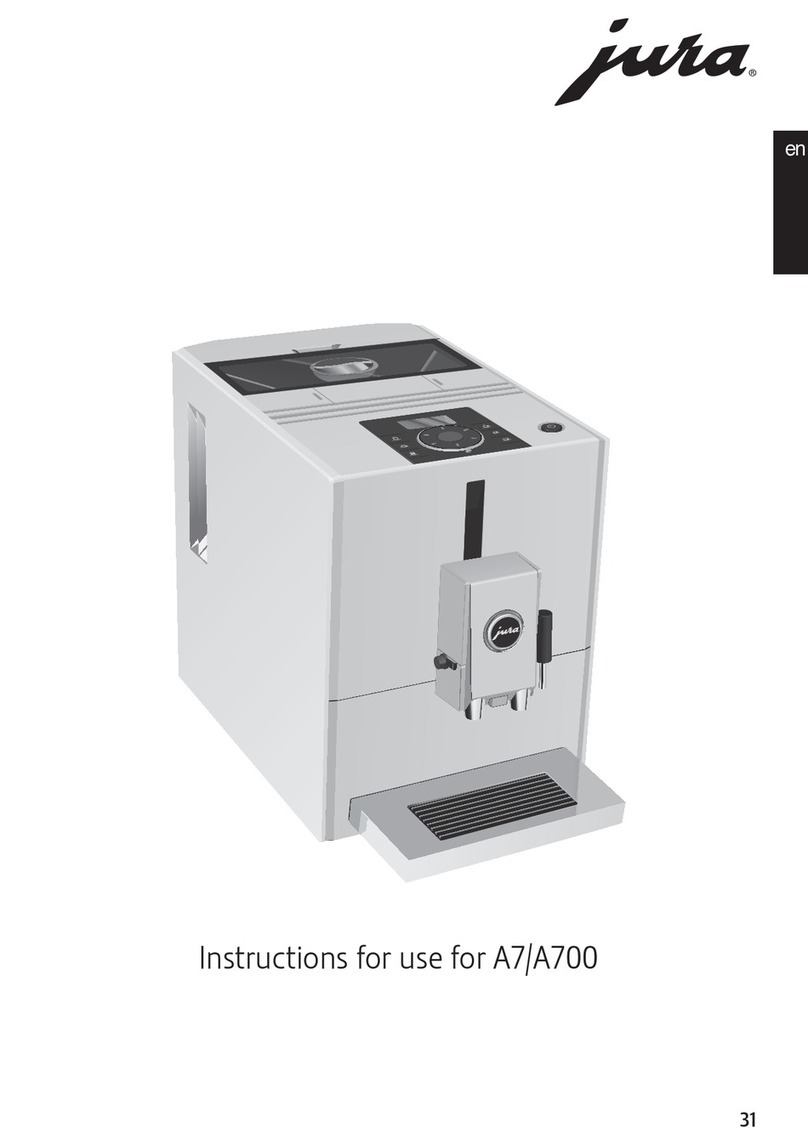 Jura A7 User manual