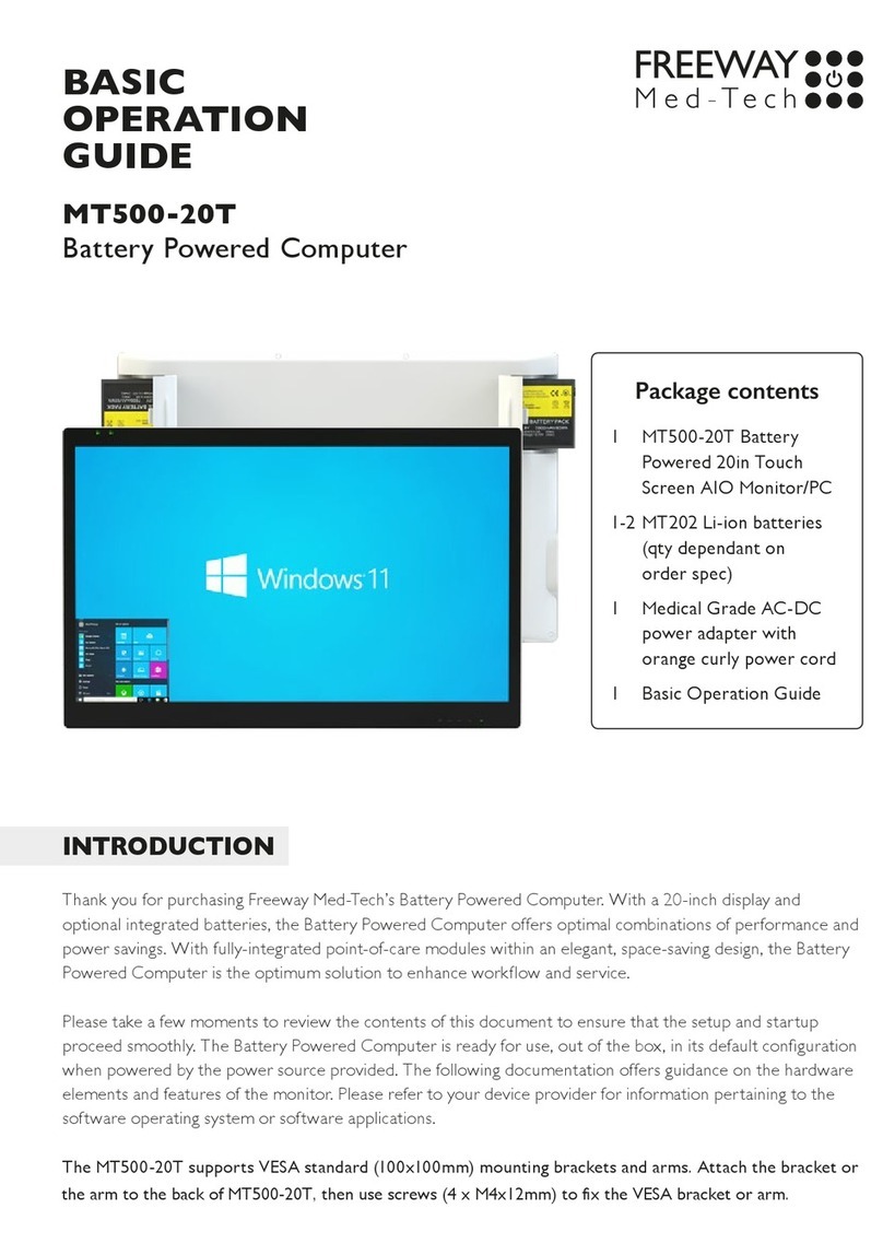 FREEWAY MT500-20T User manual