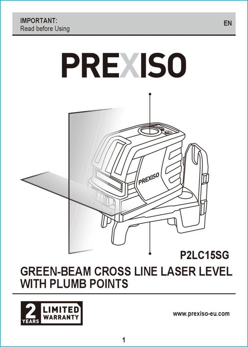 Prexiso P2LC15SG User manual