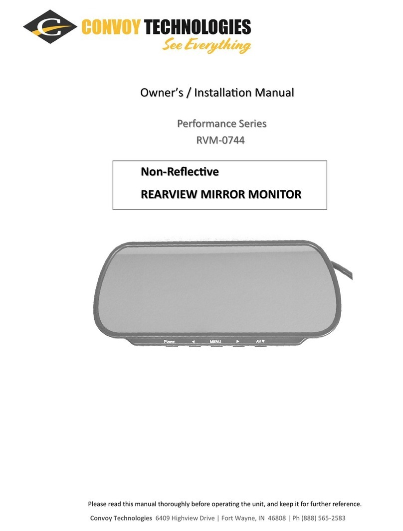 Convoy Technologies RVM-0744 installation manual Convoy Technologies RVM-0744 installation manual